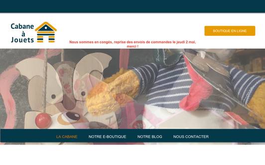Ejemplo de sitio web Cabane a jouets : des jeux pour s&#39;amuser