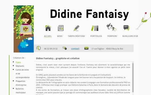 Example website DIDINE FANTAISY - Publicité &amp; création