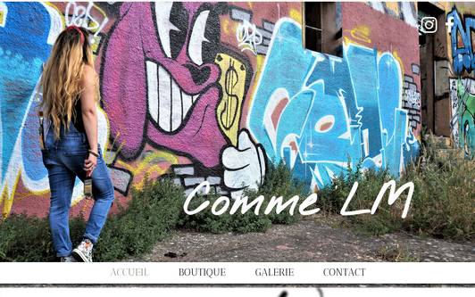 Ejemplo de sitio web Comme LM