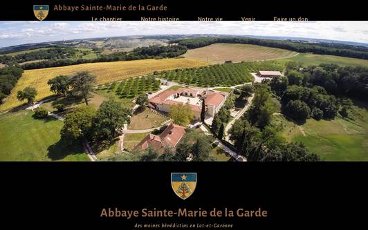Example website Monastère Sainte-Marie de la Garde