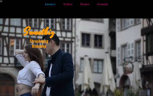 Ejemplo de sitio web Strasbourg Kizomba