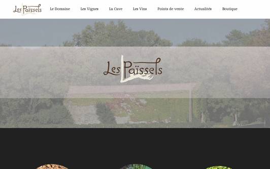 Ejemplo de sitio web Les Païssels