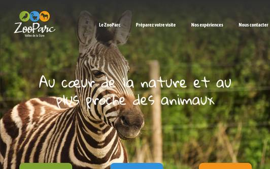 Example website ZooParc Vallée de la Sûre • Parc animalier de l&#39;Ardenne