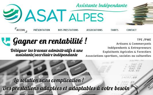 Example website asat.alpes.fr