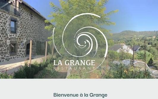 Ejemplo de sitio web La Grange - Restaurant - Vic sur Cère
