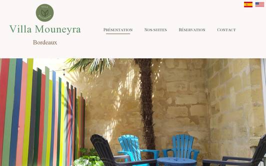 Ejemplo de sitio web Villa Mouneyra