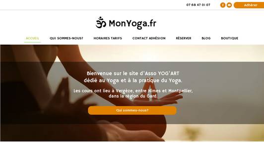 Ejemplo de sitio web monyoga