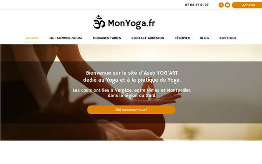 Site exemple monyoga